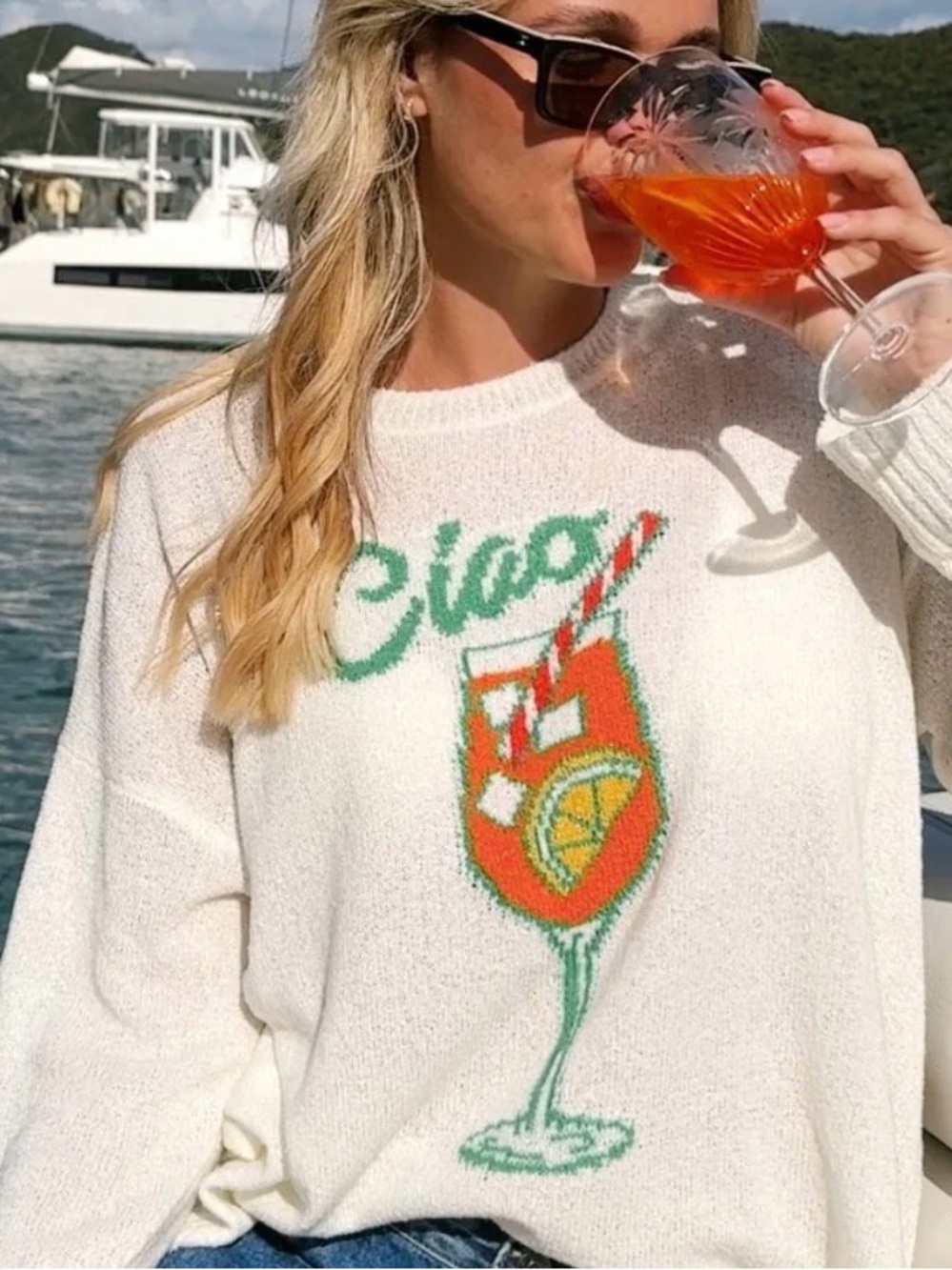 Show Me Your Mumu Woodsy 'Ciao' Sweater
